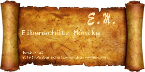 Eibenschütz Mónika névjegykártya